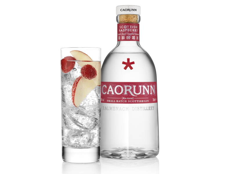 Caorunn Scottish Raspberry 70cl Bottle With Serve