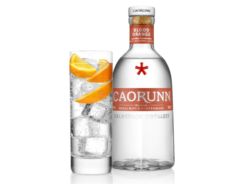 Caorunn Blood Orange 70cl Bottle With Serve